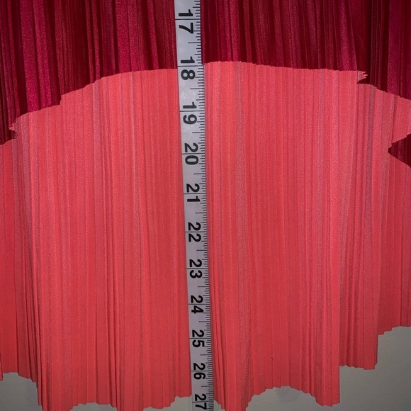 Spring summer flowing ribbed skirt - Picture 3 of 5